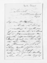 2 pages written 23 Nov 1870 by W K Shaw in Auckland City to Sir Donald McLean, from Inward letters - Surnames, Sey - She
