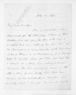 4 pages written 13 Jul 1863 by Michael Fitzgerald to Sir Donald McLean, from Inward letters - Michael Fitzgerald