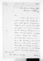 6 pages written 18 Sep 1849 by Sir William Fox, from Papers relating to land - Land claims and purchases of the New Zealand Company at Taranaki, Wanganui and in the Wairarapa
