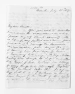 6 pages written 21 Jul 1859 by Isabelle Augusta Eliza Gascoyne to Sir Donald McLean, from Inward letters - Surnames, Gascoyne/Gascoigne