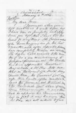 3 pages written 4 Feb 1862 by Captain Walter Charles Brackenbury in Coromandel to Sir Donald McLean, from Inward letters -  W C Brackenbury