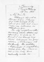 5 pages written 29 Dec 1856 by David Jennings to Sir Donald McLean, from Inward letters - Surnames, Jar - Joh