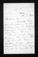 3 pages written 11 Jan 1854 by Canon Samuel Williams in Otaki, from Inward letters - Samuel Williams