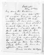 3 pages written 15 Feb 1871 by George Sisson Cooper in Wellington to Sir Donald McLean, from Inward letters - George Sisson Cooper