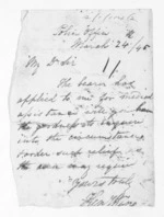 2 pages written 24 Mar 1845 by Henry King in Taranaki Region to Sir Donald McLean, from Inward letters -  Henry King