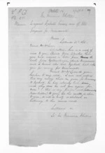 2 pages written 25 Sep 1862 by Miriama Whitiao to Sir Donald McLean, from Native Land Purchase Commissioner - Papers