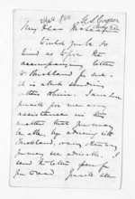 3 pages written 21 Jan 1863 by George Sisson Cooper to Sir Donald McLean, from Inward letters - George Sisson Cooper