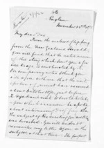 4 pages written 22 Nov 1875 by Robert Smelt Bush in Raglan to Sir Donald McLean in Wellington, from Inward letters - Robert S Bush