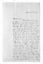 4 pages written 21 Mar 1865 by Samuel Deighton to Sir Donald McLean in Napier City, from Inward letters - Samuel Deighton