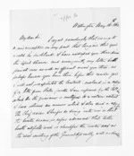 4 pages written 16 May 1862 by Sir Malcolm Fraser in Wellington, from Inward letters - Surnames, Fra - Fri