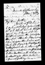 4 pages written 20 Jan 1861 by Annabella McLean in Glenorchy to Sir Donald McLean, from Inward family correspondence - Annabella McLean (sister)