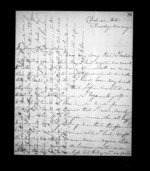 5 pages written   1852 by Susan Douglas McLean in Wellington to Sir Donald McLean, from Inward family correspondence - Susan McLean (wife)