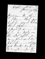 9 pages written 23 Jan 1861 by Catherine Isabella McLean in Wellington, from Inward family correspondence - Catherine Hart (sister); Catherine Isabella McLean (sister-in-law)