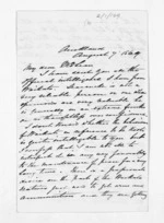 3 pages written 7 Aug 1869 by Dr Daniel Pollen in Auckland Region to Sir Donald McLean, from Inward letters - Daniel Pollen
