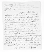 1 page written 15 Jul 1850 by Edward John Eyre to Edward John Eyre and Alfred Domett, from Native Land Purchase Commissioner - Papers