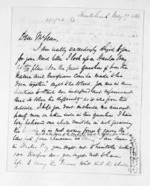 4 pages written 19 May 1863 by James Edward FitzGerald in Christchurch City, from Inward letters - J E FitzGerald