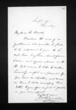 3 pages written 7 Jan 1875 by John Williamson to Sir Donald McLean, from Inward letters - Surnames, Williamson