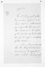 4 pages written 21 Dec 1857 by Christopher William Richmond, from Native Land Purchase Commissioner - Papers