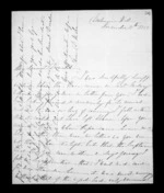 5 pages written   1851 by Susan Douglas McLean in Wellington to Sir Donald McLean, from Inward family correspondence - Susan McLean (wife)