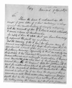 2 pages written 9 Apr 1873 by Captain Henry Dowdeswell Pitt to Joshua Cuff, from Inward letters - Surnames, Cre - Cur