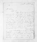 3 pages written 29 Mar 1845 by James McBeth in Wellington to Sir Donald McLean, from Inward letters - James McBeth