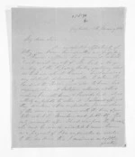 3 pages written 13 Jan 1860 by William Nicholas Searancke in Greytown to Sir Donald McLean in Christchurch City, from Inward letters - W N Searancke