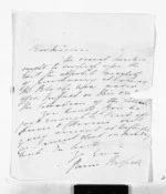 2 pages written by Thomas Purvis Russell to Sir Donald McLean, from Inward letters - Thomas Purvis Russell