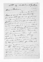 4 pages written 2 Jul 1852 by William John Warburton Hamilton in Lyttelton to Sir Donald McLean in Taranaki Region, from Inward letters - J W Hamilton