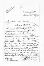 1 page written 2 Mar 1874 by Sir Patrick Alphonsus Buckley in Wellington to Sir Donald McLean, from Inward letters - Surnames, Buc