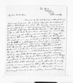 4 pages written 26 Feb 1867 by Algernon Gray Tollemache to Sir Donald McLean, from Inward letters - A G Tollemache
