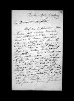 2 pages written Aug 1851 by Susan Strang in Wellington to Susan Douglas McLean, from Inward family correspondence - Susan McLean (wife)