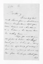 4 pages written 12 Jan 1860 by Alexander Campbell to Sir Donald McLean, from Inward letters -  Alex Campbell