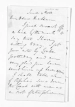 8 pages written 4 Jun 1863 by George Sisson Cooper to Sir Donald McLean, from Inward letters - George Sisson Cooper