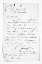 1 page written 13 Jun 1861 by William Douglas Carruthers to Sir Donald McLean, from Inward letters -  W D Carruthers
