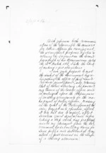 2 pages written 14 May 1861 by Sir Donald McLean in Auckland Region, from Native Land Purchase Commissioner - Papers