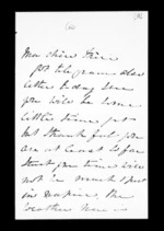 6 pages written 26 Apr 1875 by Annabella McLean to Sir Donald McLean, from Inward family correspondence - Annabella McLean (sister)