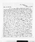 3 pages written 26 Feb 1866 by Algernon Gray Tollemache to Sir Donald McLean, from Inward letters - A G Tollemache