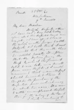 3 pages written 9 Jun 1863 by Henry Robert Russell in Waipukurau to Sir Donald McLean, from Inward letters - H R Russell
