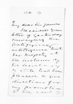 3 pages written 18 Sep 1874 by Sir Donald McLean to Sir James Fergusson, from Inward letters - Sir James Fergusson (Governor)