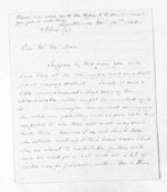3 pages written 20 Nov 1850 by William Cutfield King in New Plymouth to Sir Donald McLean, from Inward letters -  Henry King