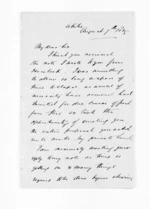 9 pages written 7 Aug 1865 by Caesar Hastings Otway in Akitio to Sir Donald McLean, from Inward letters - C H Otway