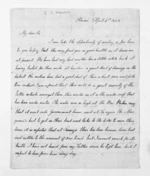 4 pages written 2 Apr 1853 by Edward Francis Harris in Ahuriri to Sir Donald McLean in Wellington City, from Inward letters - Surnames, Har - Haw