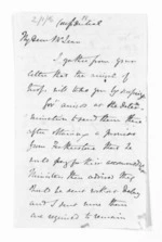 12 pages written by Sir Thomas Robert Gore Browne to Sir Donald McLean, from Inward letters -  Sir Thomas Gore Browne (Governor)