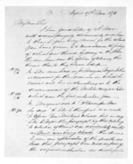 3 pages written 17 Nov 1871 by Alexander Kennedy in Napier City to Sir Donald McLean, from Inward letters -  Alexander Kennedy