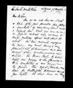 5 pages written 6 Jun 1871 by Robert Hart to Sir Donald McLean, from Inward family correspondence - Robert Hart (brother-in-law)