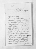5 pages written 8 Sep 1876 by Samuel Locke in Napier City, from Inward letters - Samuel Locke
