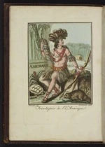 Frontispice de l'Amerique', vol. 5 of Encyclopédie des voyages