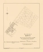 Plan of the town of Kapiti. Copy 1