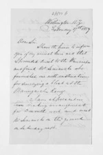 3 pages written 17 Feb 1859 by Sir Malcolm Fraser in Wellington to Sir Donald McLean, from Inward letters - Surnames, Fra - Fri