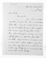 4 pages written 30 Jan 1857 by Henry Downing in Coromandel to Sir Donald McLean, from Inward letters - Henry Downing